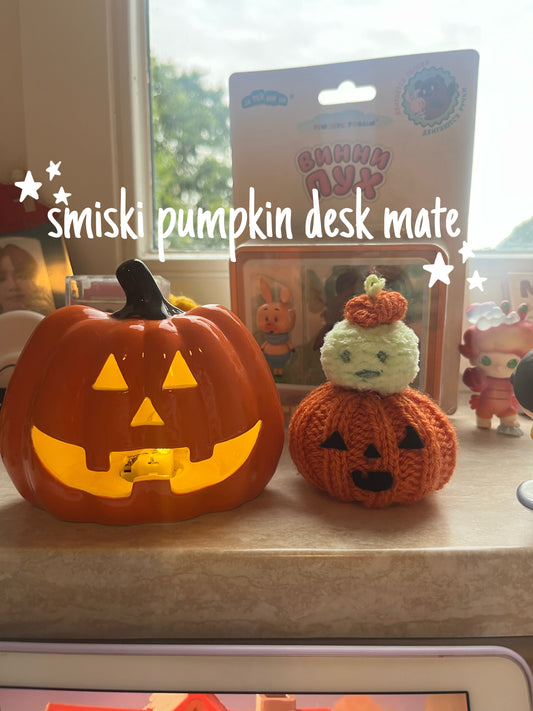 Smiski Pumpkin Desk Mate
