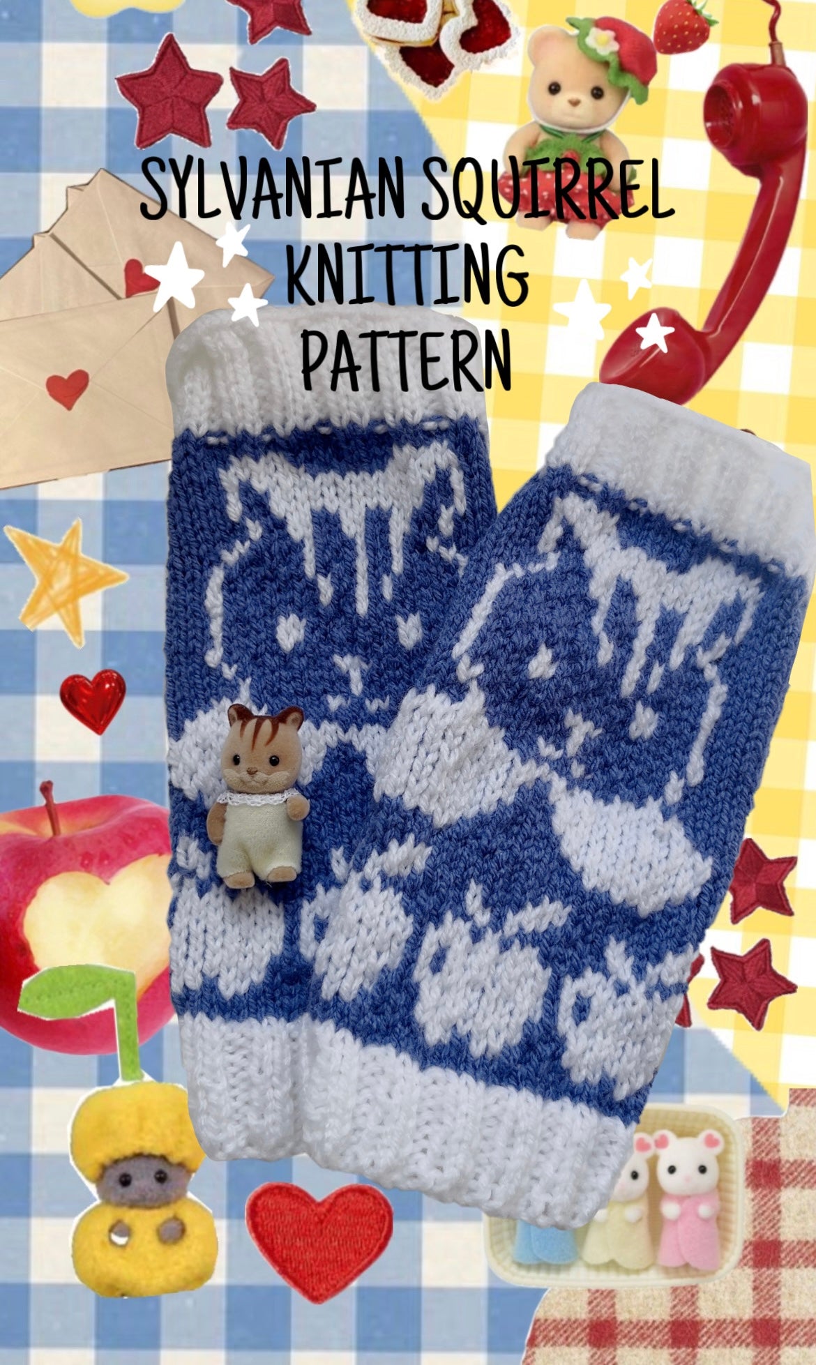 Sylvanian Squirrel Knitting Pattern