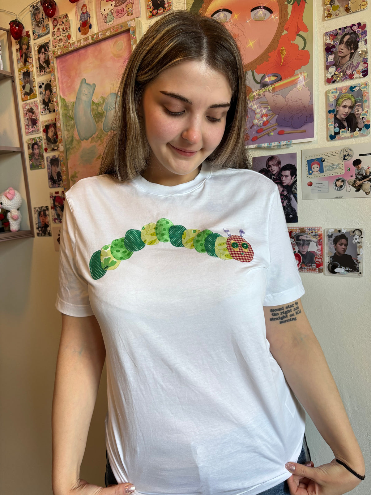 Patchwork T-Shirts: hungry caterpillar