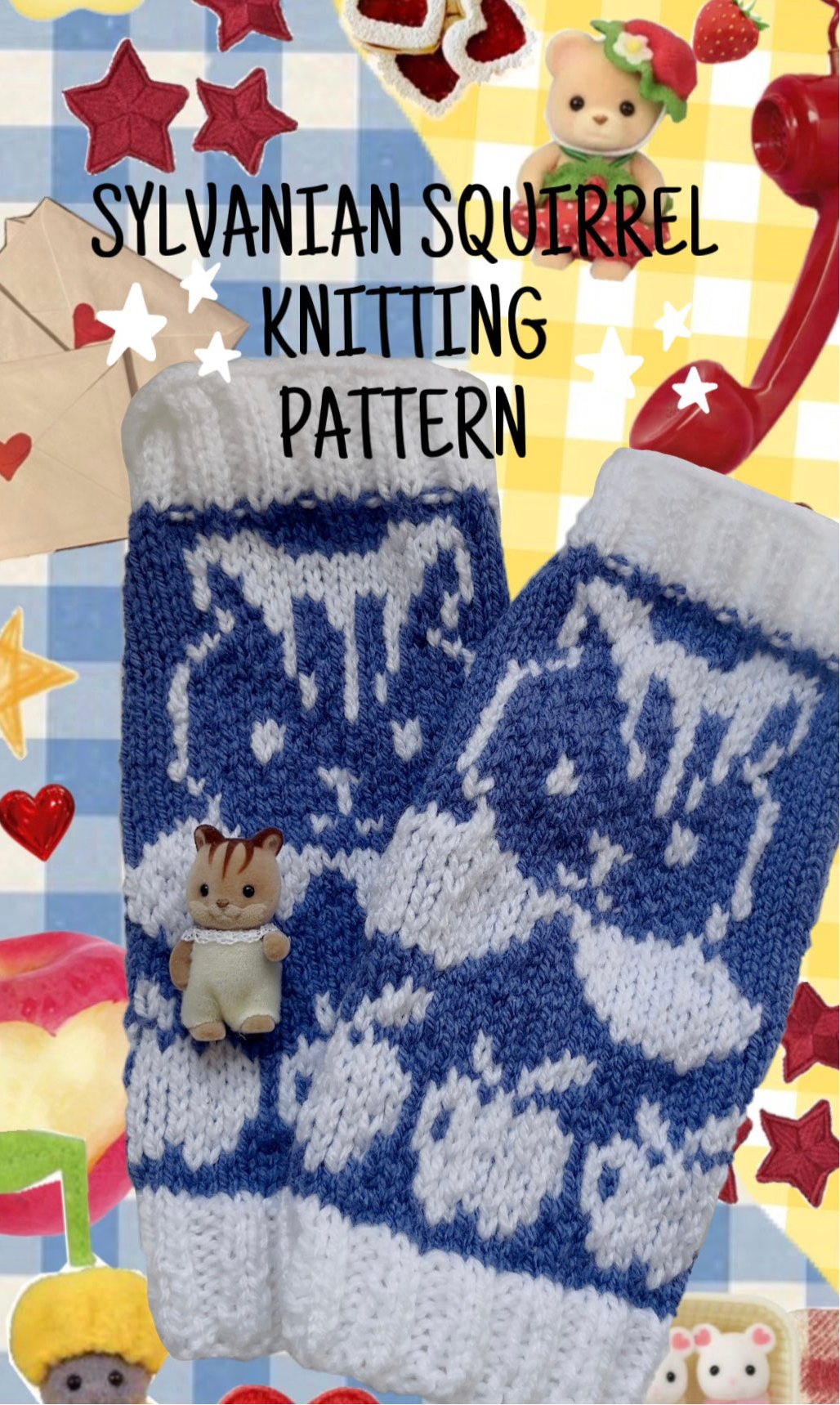 Sylvanian Squirrel Knitting Pattern