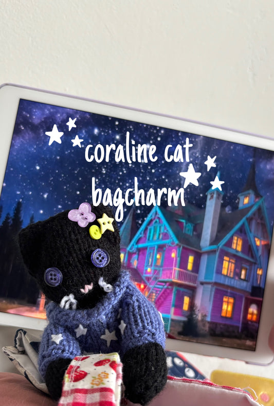 Coraline Cat Bagcharm